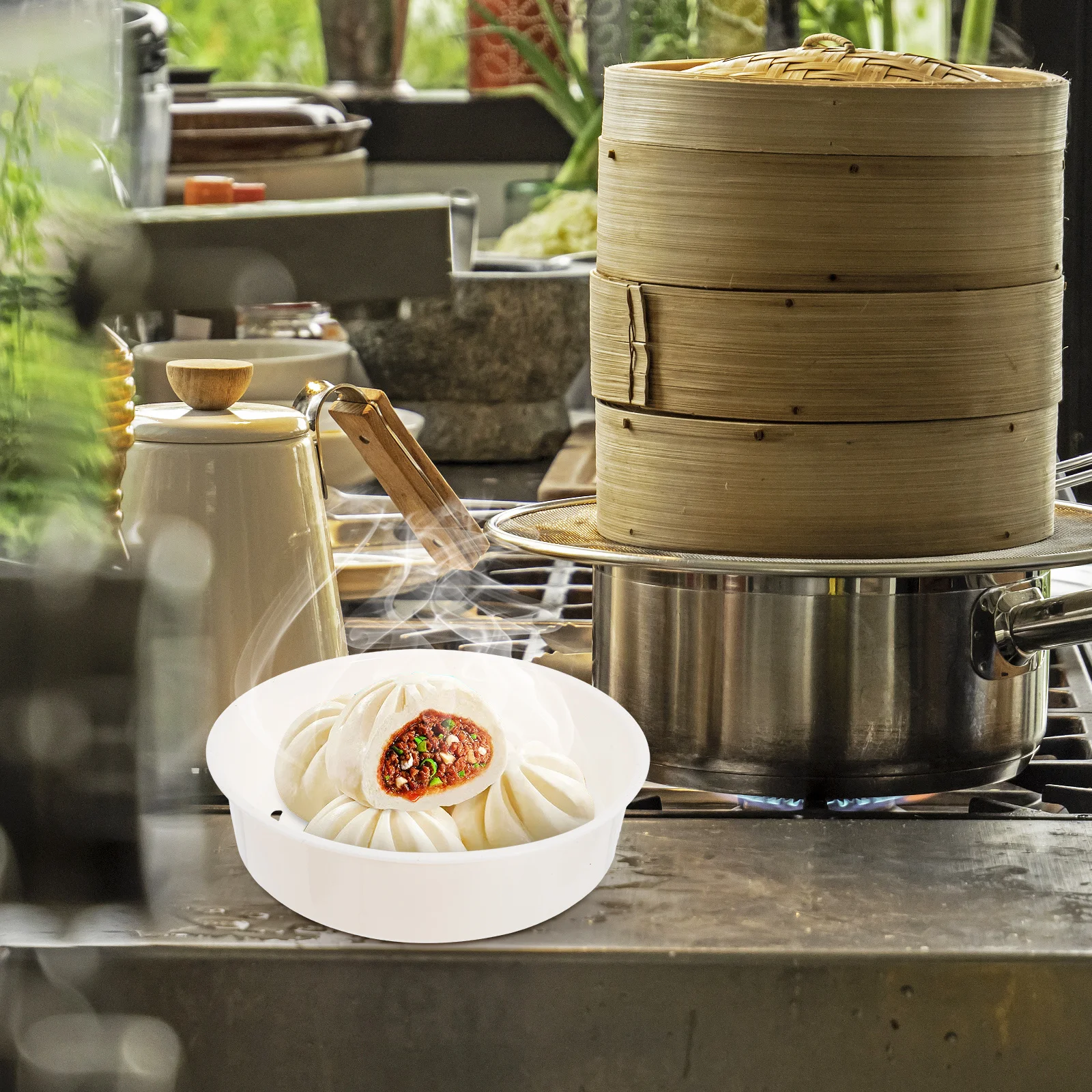 2pcs Steamer Baskets Premium Plastic Food Steamers Multi-Functional Kitchen Cooking Gadgets Thickened Household Steamers For
2pcs Steamer Baskets Premium Plastic Food Steamers Multi-Functional Kitchen Cooking Gadgets Thickened Household Steamers For