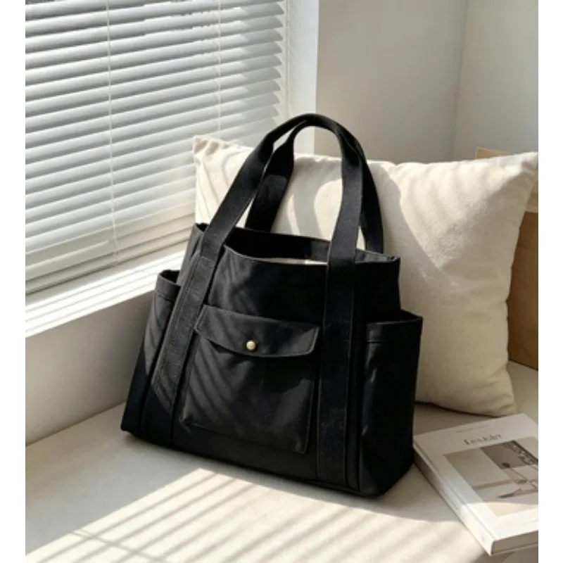 Large Capacity Canvas Tote Bags for Work Commuting Carrying Bag College Style Student Outfit Book Shoulder Bag Bolsos Para Mujer
Large Capacity Canvas Tote Bags for Work Commuting Carrying Bag College Style Student Outfit Book Shoulder Bag Bolsos Para Mujer