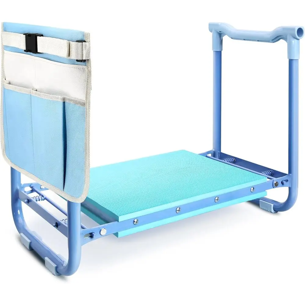 Heavy-Duty Gardening Stool with Wider Thick Kneeling Pad and Tool Pockets - 2-in-1 Portable Seat and Kneeler (Blue)
Heavy-Duty Gardening Stool with Wider Thick Kneeling Pad and Tool Pockets - 2-in-1 Portable Seat and Kneeler (Blue)