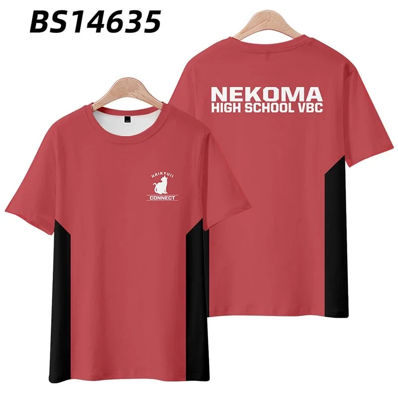 Haikyuu!!! Team Uniform 3D Printing T-shirt Summer Fashion Round Neck Short Sleeve Popular Japanese Anime Cosplay Streetwear
Haikyuu!!! Team Uniform 3D Printing T-shirt Summer Fashion Round Neck Short Sleeve Popular Japanese Anime Cosplay Streetwear