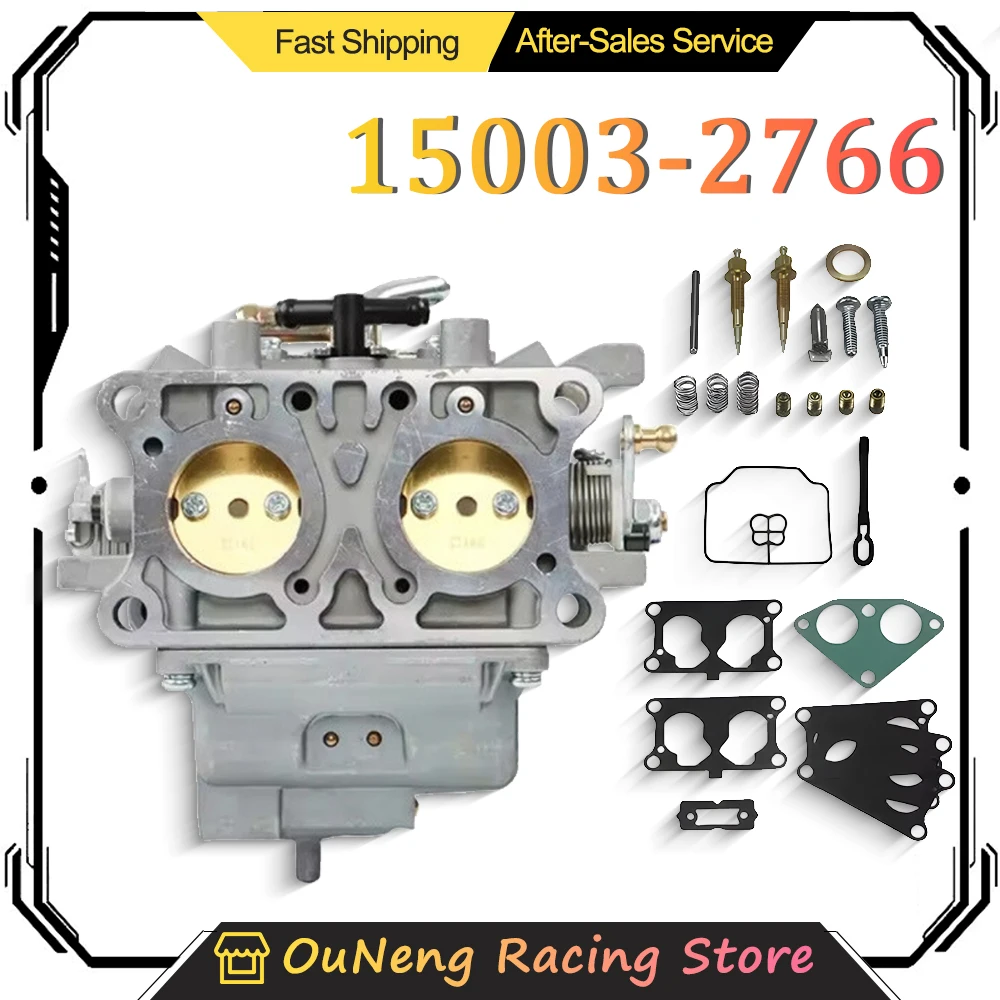 15003-2766 Карбюратор с комплектом прокладок для Kawasaki 11060-2087 Mule 3000 3010 3020 KAF620G KAF620E 2001-2008 Trans 4x4 Carb
15003-2766 Карбюратор с комплектом прокладок для Kawasaki 11060-2087 Mule 3000 3010 3020 KAF620G KAF620E 2001-2008 Trans 4x4 Carb