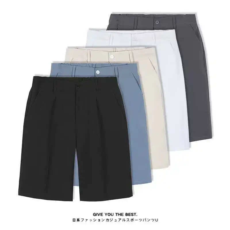 Summer Thin Male Briefs Suit Shorts Iron-Free Drape Loose Casual Five-Point Pants Straight Tube Sensation Korean Version
Summer Thin Male Briefs Suit Shorts Iron-Free Drape Loose Casual Five-Point Pants Straight Tube Sensation Korean Version