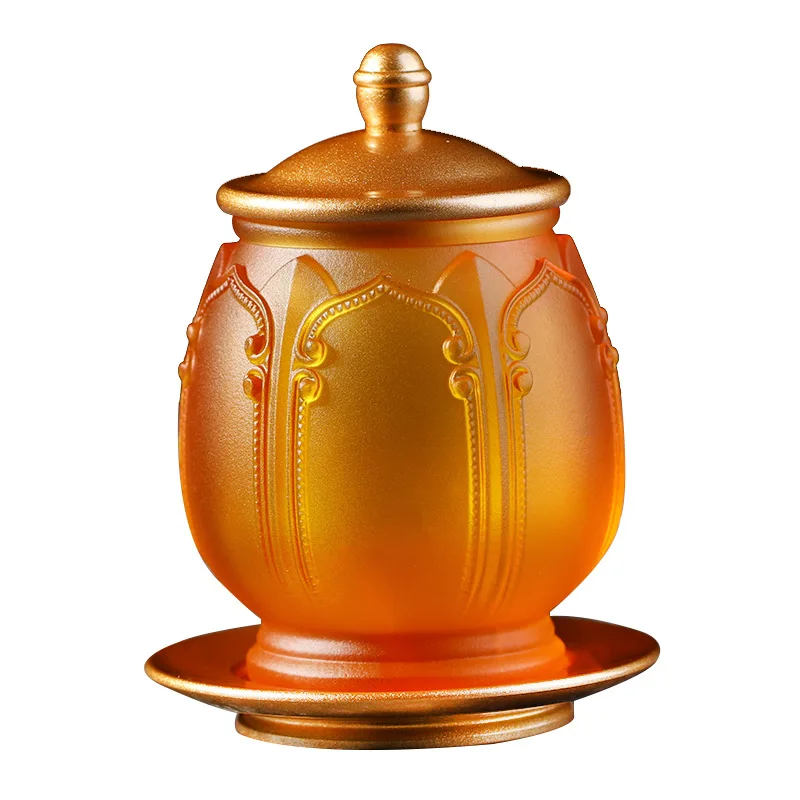 Yjq glazed holy water cup for Buddha Guanyin tribute cup for Buddhist hall
Yjq glazed holy water cup for Buddha Guanyin tribute cup for Buddhist hall