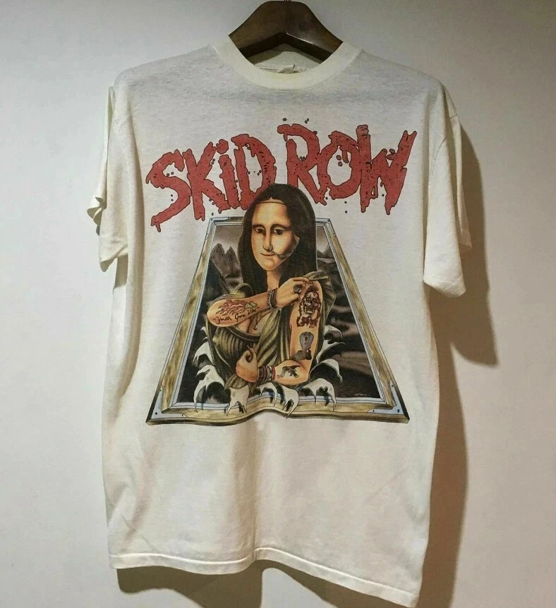 Retro Skid Row Rock N Roll Reprint White T Shirt, Brand New Shirt Fashion American Street Short Sleeve Men's and Women
Retro Skid Row Rock N Roll Reprint White T Shirt, Brand New Shirt Fashion American Street Short Sleeve Men's and Women