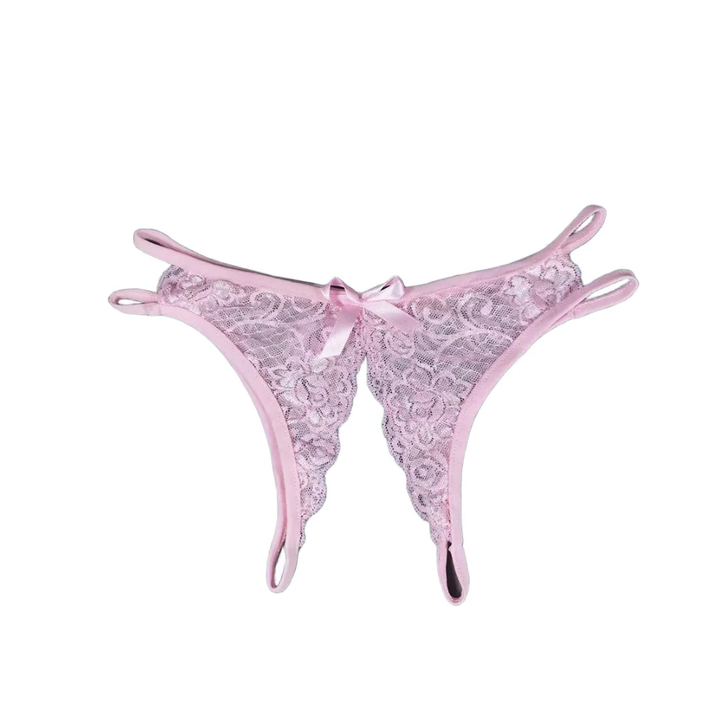 1pc Women's See Through Lace Panties Open Crotch Underwear Briefs Solid Color Female Low Waist Underpants
1pc Women's See Through Lace Panties Open Crotch Underwear Briefs Solid Color Female Low Waist Underpants