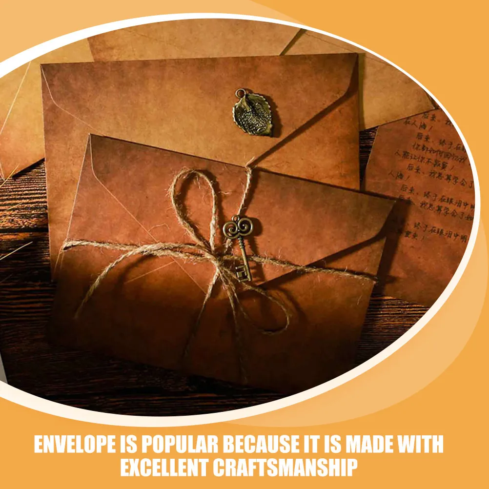 6Sets Vintage Kraft Envelopes for Wedding Birthday Valentine Greeting Cards Blessing Notes Party Invitations Compact Sturdy
6Sets Vintage Kraft Envelopes for Wedding Birthday Valentine Greeting Cards Blessing Notes Party Invitations Compact Sturdy