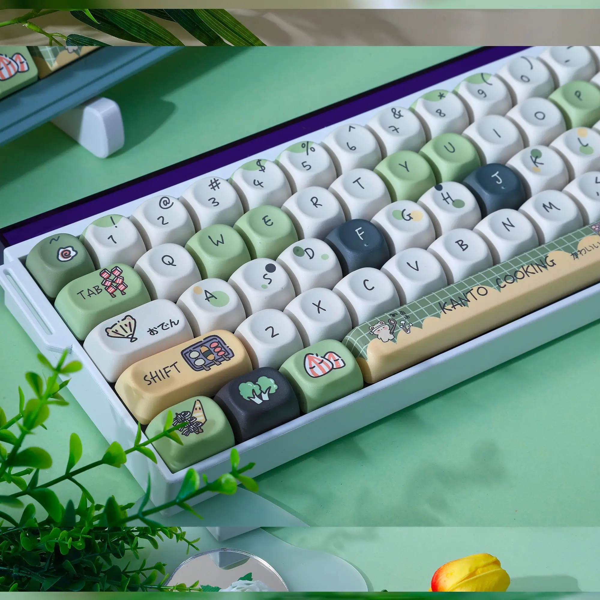 Winter cooking keycaps PBT positive engraving side engraving translucent keyboard round ball keycaps
Winter cooking keycaps PBT positive engraving side engraving translucent keyboard round ball keycaps