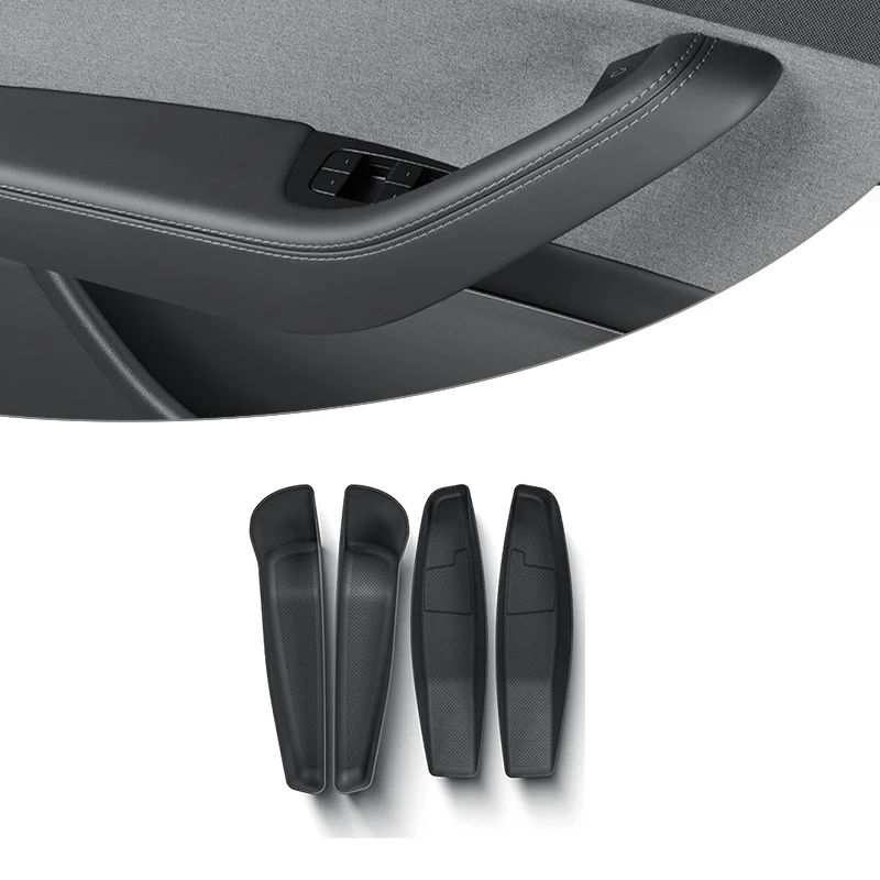Car Door Side Storage Box Front Rear Door Handle Armrest Tray Organizer For Tesla Model Y Juniper 2025Car Accessories Anti-dust
Car Door Side Storage Box Front Rear Door Handle Armrest Tray Organizer For Tesla Model Y Juniper 2025Car Accessories Anti-dust