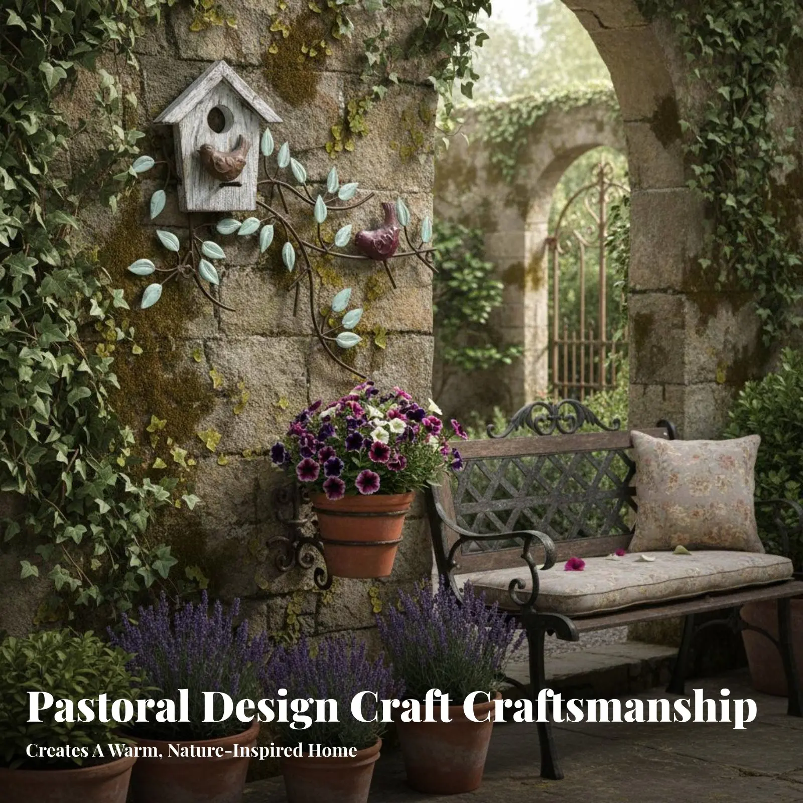 Wrought Iron Wall Planter Long-Lasting Wall Hanging Flower Pot Metal Hanging Planter Elegant House Decoration for Gardeners
Wrought Iron Wall Planter Long-Lasting Wall Hanging Flower Pot Metal Hanging Planter Elegant House Decoration for Gardeners