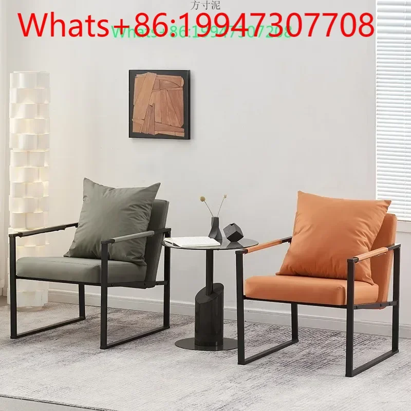 Nordic simple single sofa chair Italian light luxury living room tiger chair iron lazy sofa
Nordic simple single sofa chair Italian light luxury living room tiger chair iron lazy sofa