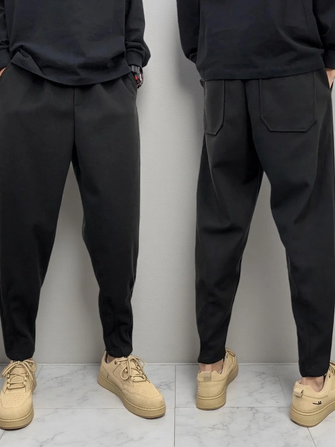 Мужские повседневные брюки весна-осень, свободные широкие шерстяные брюки, зауженные брюки, удобные свободные брюки из полиэфирного волокна
Мужские повседневные брюки весна-осень, свободные широкие шерстяные брюки, зауженные брюки, удобные свободные брюки из полиэфирного волокна