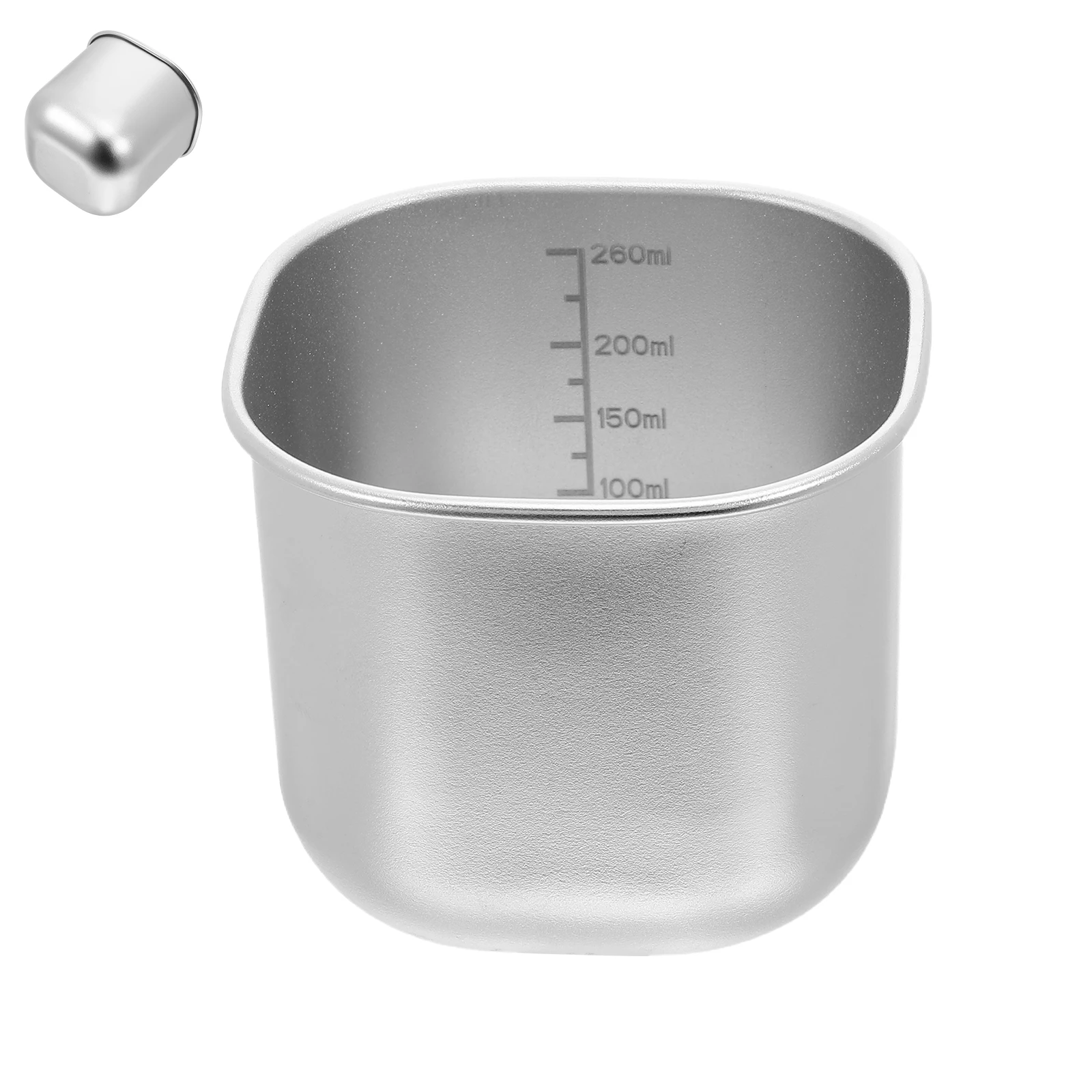 Stainless Steel Rice Measuring Cup Square Graduated Scoop 260Ml Kitchen Measuring Tools Rice Portion Cup for Sushi Dry
Stainless Steel Rice Measuring Cup Square Graduated Scoop 260Ml Kitchen Measuring Tools Rice Portion Cup for Sushi Dry