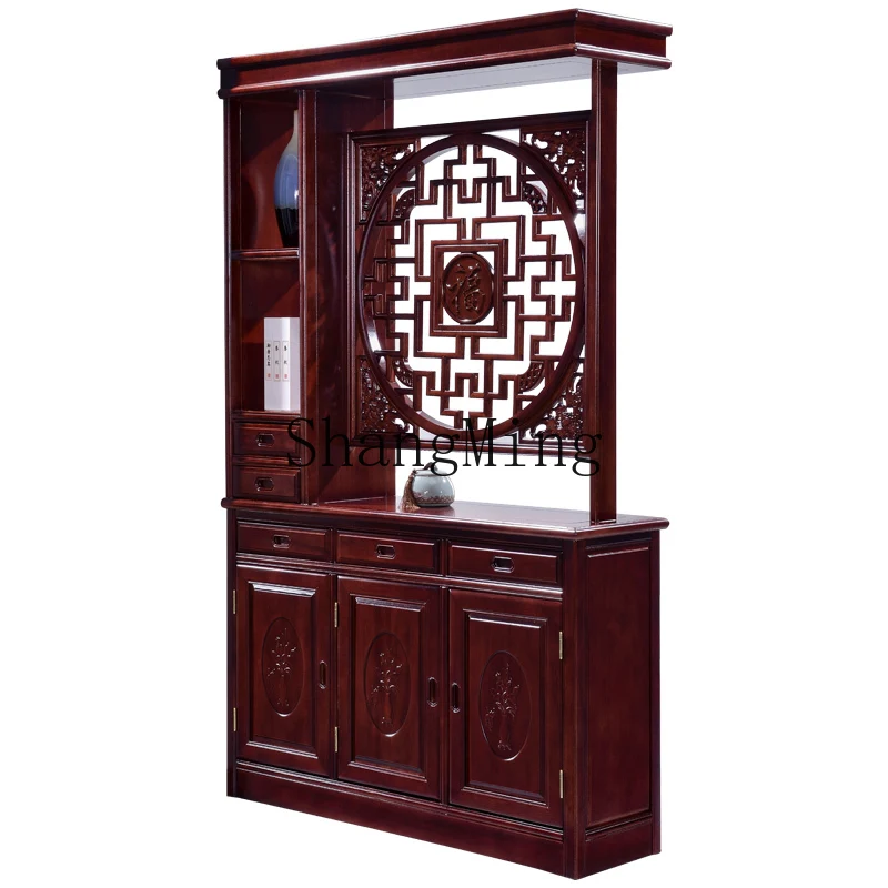 ZYY rosewood entrance wine cabinet Bogu rack partition living room double-sided screen solid wood furniture
ZYY rosewood entrance wine cabinet Bogu rack partition living room double-sided screen solid wood furniture