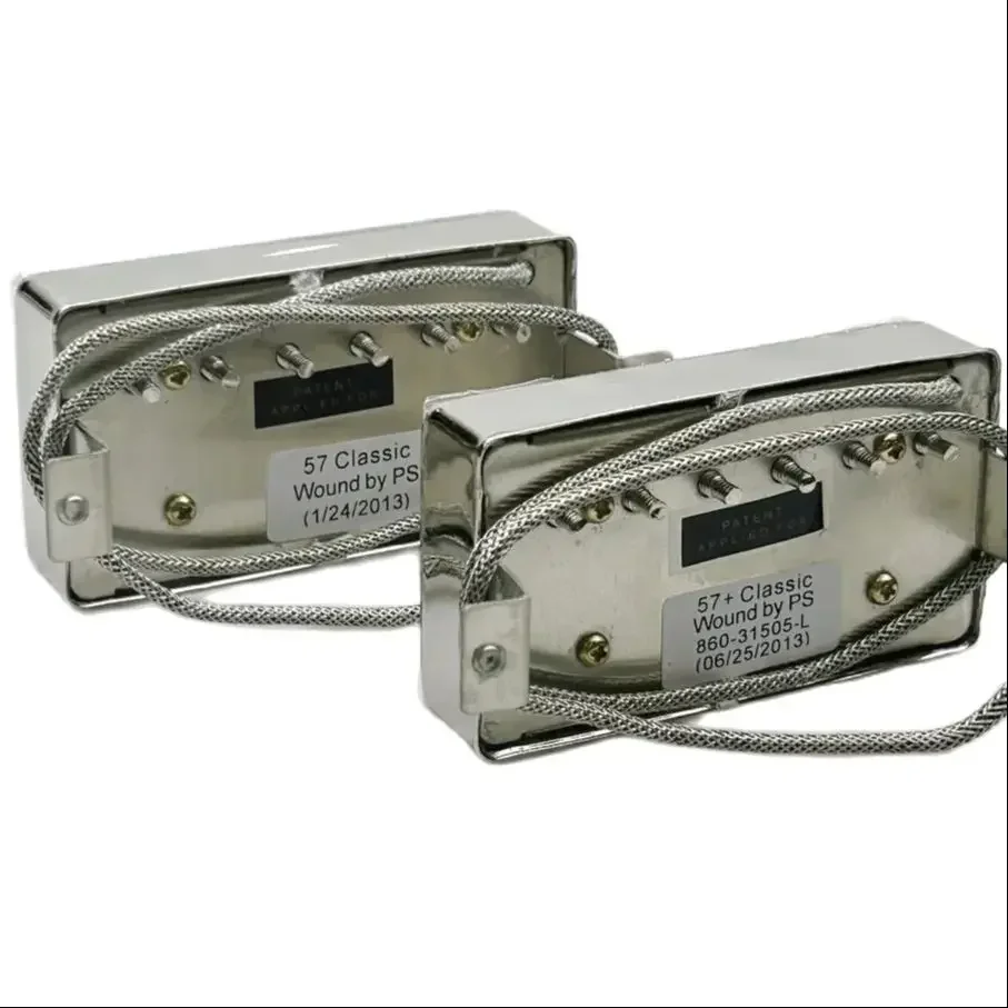 Alnico 2 Humbucker Pickups Set (Classic 57 & 57+) – 50mm Spacing for Electric Guitar, Warm Vintage Sound"
Alnico 2 Humbucker Pickups Set (Classic 57 & 57+) – 50mm Spacing for Electric Guitar, Warm Vintage Sound"
