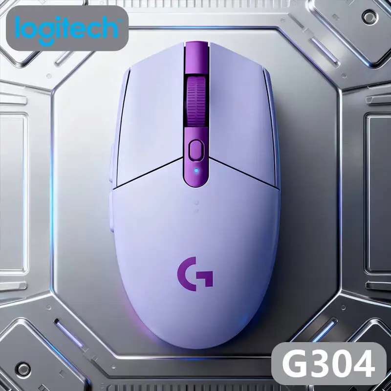 Logitech G304 Wireless Mouse 12000 DPI HERO Sensor LIGHTSPEED 1ms 9-Month Battery Quick Setup Pro Gamers