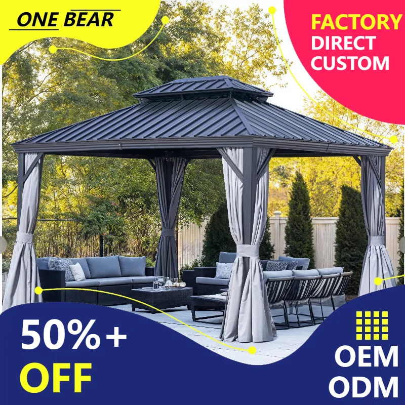 Any Size Custom Hi Grade Aluminum Gazebo Retractable Roof Canopy Anti Fade All Weather UV Shield Home Backyard Leisure Sun Shade
Any Size Custom Hi Grade Aluminum Gazebo Retractable Roof Canopy Anti Fade All Weather UV Shield Home Backyard Leisure Sun Shade