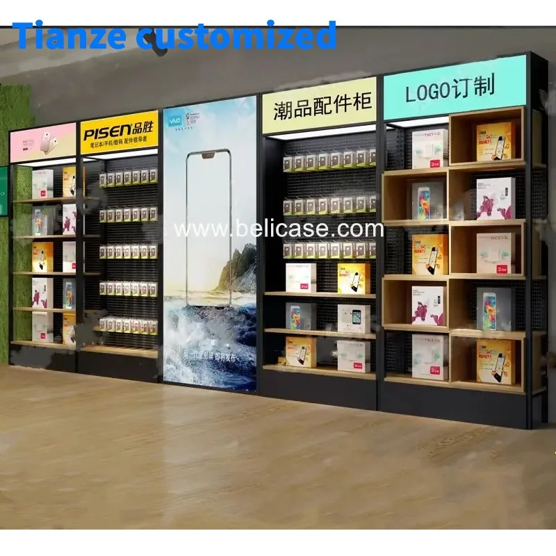 (customized)Custom Phone cases Shelf Mobile Phone Accessories Display Cabinet Store Furniture Interior Design Electronic Sho
(customized)Custom Phone cases Shelf Mobile Phone Accessories Display Cabinet Store Furniture Interior Design Electronic Sho