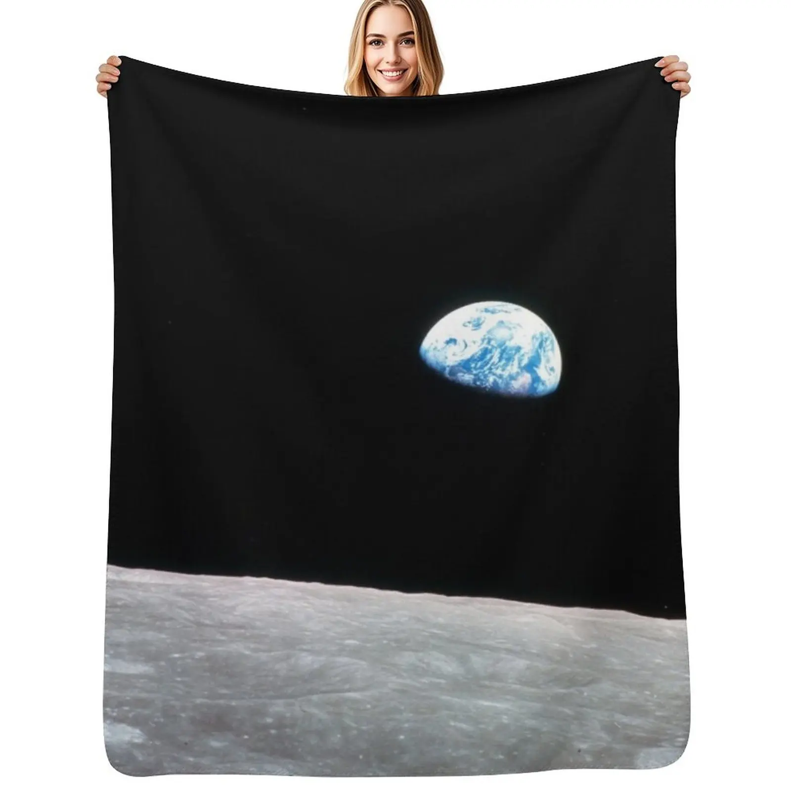 Earthrise Beautiful Astronomy Image Throw Blanket Cozy Light Blanket for Travel Camping Picnic
Earthrise Beautiful Astronomy Image Throw Blanket Cozy Light Blanket for Travel Camping Picnic
