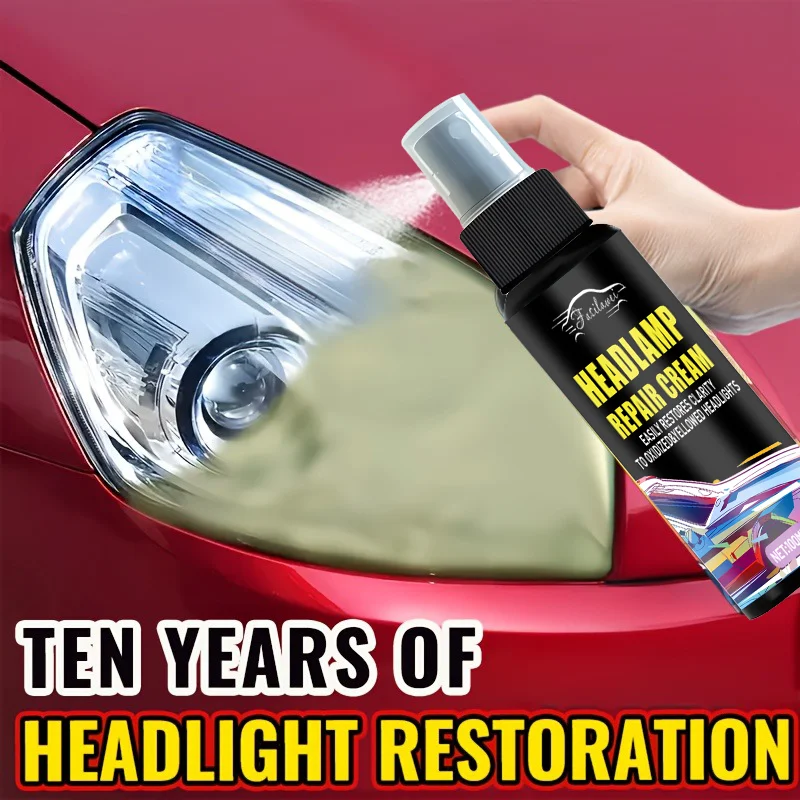 Headlight Repair Kit - Advanced clear and bright light solution to prevent yellowing and oxidation, long-lasting protective coat
Headlight Repair Kit - Advanced clear and bright light solution to prevent yellowing and oxidation, long-lasting protective coat