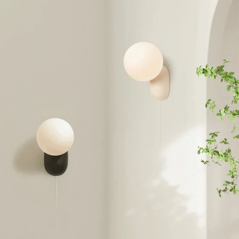 2025 Small Cream Minimalist Bedroom Bedside Wall Lamp Modern Simple Living Room Black White LED Lights Aisle Decorative Wall Sco
2025 Small Cream Minimalist Bedroom Bedside Wall Lamp Modern Simple Living Room Black White LED Lights Aisle Decorative Wall Sco