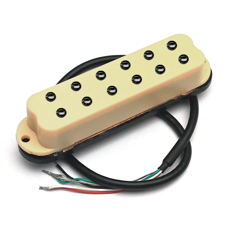 Mini Humbucker ST Single Coil Pickup Size 4 Conducts Output Coil Splitting 9K Pickup 12 Adjustable Pole Piece Multi Colour
Mini Humbucker ST Single Coil Pickup Size 4 Conducts Output Coil Splitting 9K Pickup 12 Adjustable Pole Piece Multi Colour