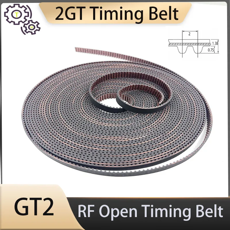 2GT/GT2 Open Belt RF Dust Proof Belt Width 5/6/9/10/12/15mm Belt Length 1m-50m GT2 Open Belt Standard Thickness
2GT/GT2 Open Belt RF Dust Proof Belt Width 5/6/9/10/12/15mm Belt Length 1m-50m GT2 Open Belt Standard Thickness