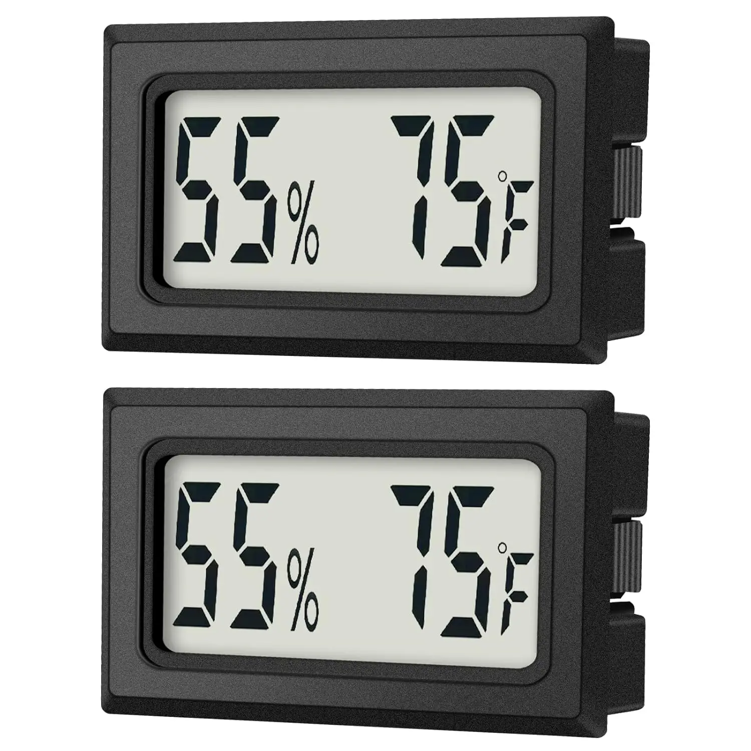 Mini Digital Thermometer 2-Pack, Indoor Humidity Monitor with Fahrenheit for Greenhouse, Garden, Cellar, Closet
Mini Digital Thermometer 2-Pack, Indoor Humidity Monitor with Fahrenheit for Greenhouse, Garden, Cellar, Closet
