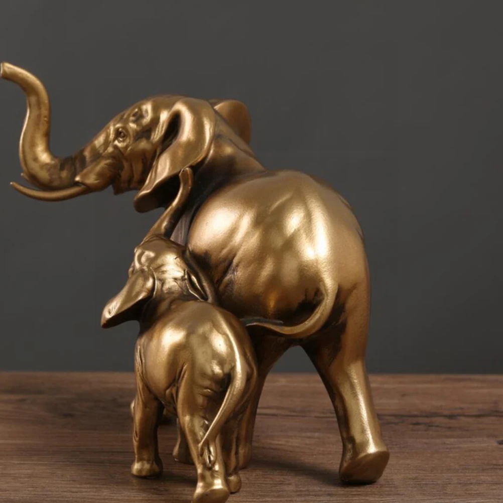 1 pc Elephant Ornament Mother Child Decor For Home Living Room Office Desk Cabinet Elephant Decoration Decoration
1 pc Elephant Ornament Mother Child Decor For Home Living Room Office Desk Cabinet Elephant Decoration Decoration
