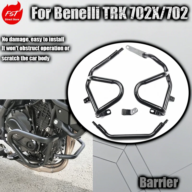 For Benelli 702 Modified Bumper, TRK702X Body & Engine Anti-Crash Protection Frame, Upper and Lower Crash Bar Accessories
For Benelli 702 Modified Bumper, TRK702X Body & Engine Anti-Crash Protection Frame, Upper and Lower Crash Bar Accessories
