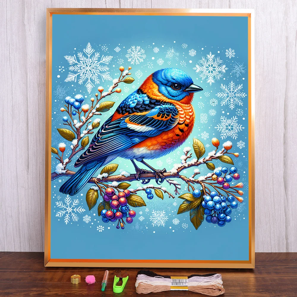 Winter Bird Printed 11CT Cross Stitch DIY Embroidery Complete Kit Handiwork Painting Handmade Craft For Adults Gift Wholesale
Winter Bird Printed 11CT Cross Stitch DIY Embroidery Complete Kit Handiwork Painting Handmade Craft For Adults Gift Wholesale