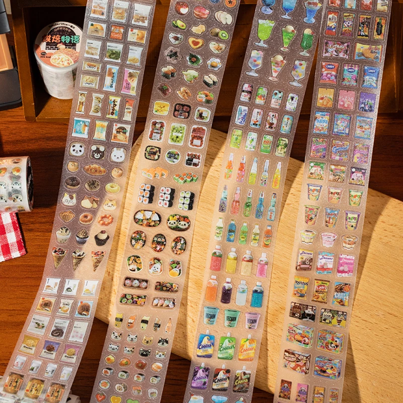 Mr Paper, 4 rolls/bag Showa Tang Shop Flash Sand Die-cut Tape colourful washi tape set stationary supplies tape sticker
Mr Paper, 4 rolls/bag Showa Tang Shop Flash Sand Die-cut Tape colourful washi tape set stationary supplies tape sticker