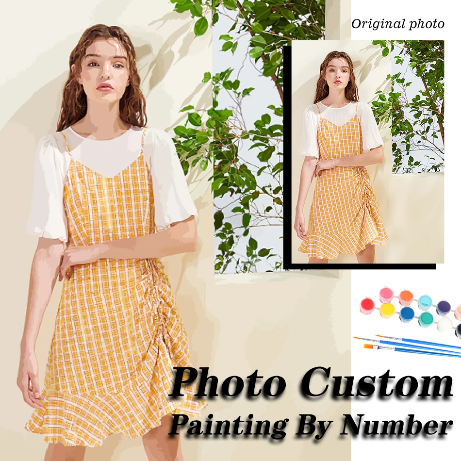 CHENISTORY 24/36/48 Color Photo Custom Diy Painting By Numbers Gift Customized Photo Acrylic Paints Picture Art For Friend Gift
CHENISTORY 24/36/48 Color Photo Custom Diy Painting By Numbers Gift Customized Photo Acrylic Paints Picture Art For Friend Gift