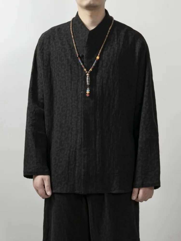 New Chinese Sle Cotton Linen Men's irt Retro Han Su Middle-Aged Dad Clothes Spring New Arrival Youth Faion Long Sve
New Chinese Sle Cotton Linen Men's irt Retro Han Su Middle-Aged Dad Clothes Spring New Arrival Youth Faion Long Sve