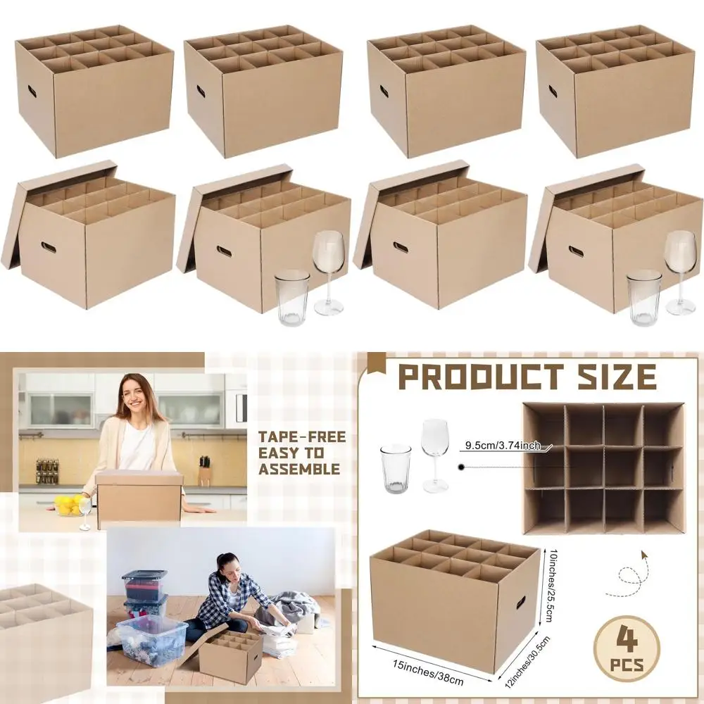 Набор из 4 коробок для вина и кухонных принадлежностей с ручками, 15x12x10 дюймов, коричневые, для хранения стеклянной посуды и кухонных принадлежностей
Набор из 4 коробок для вина и кухонных принадлежностей с ручками, 15x12x10 дюймов, коричневые, для хранения стеклянной посуды и кухонных принадлежностей