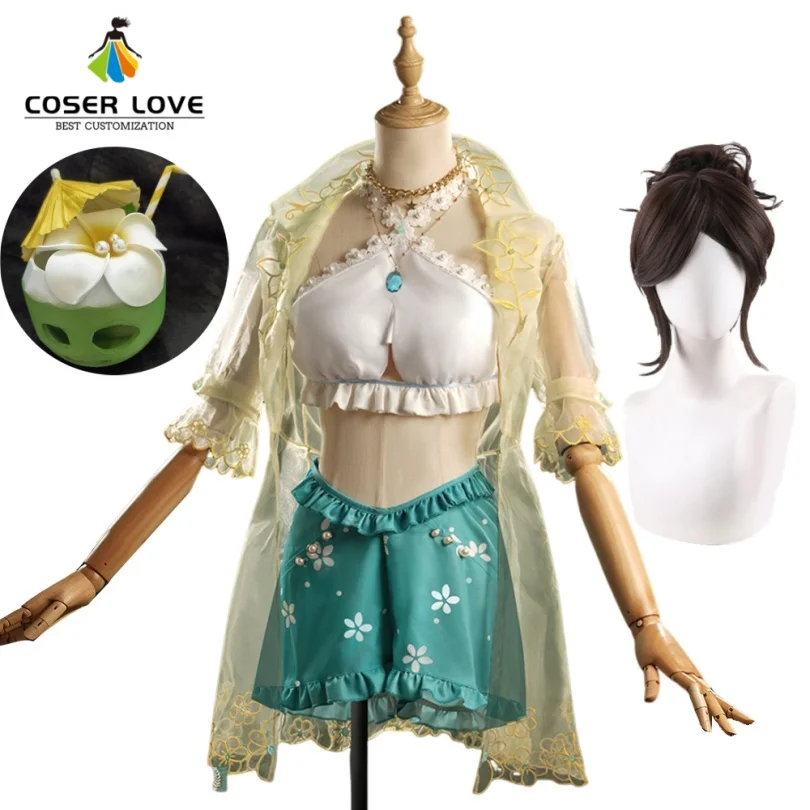 Identity V Enchantress Patricia Dorval Tropical Holiday Cosplay Costume Headwear Carnival Halloween Comic Con Outfits
Identity V Enchantress Patricia Dorval Tropical Holiday Cosplay Costume Headwear Carnival Halloween Comic Con Outfits
