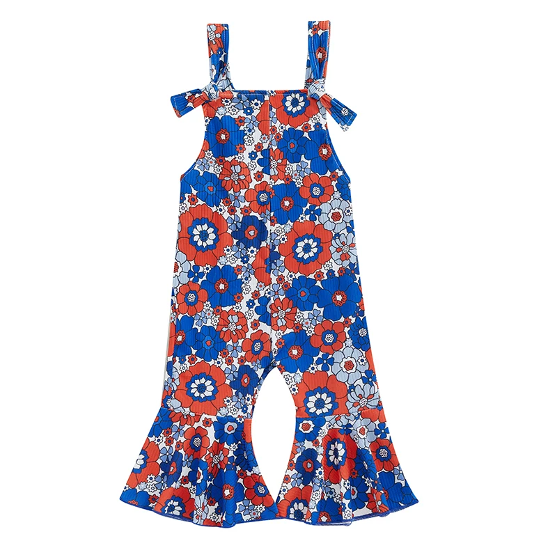 Girls Sleeveless Floral Print Romper with Adjustable Straps and Matching Headband for Summer Casual Wear
Girls Sleeveless Floral Print Romper with Adjustable Straps and Matching Headband for Summer Casual Wear