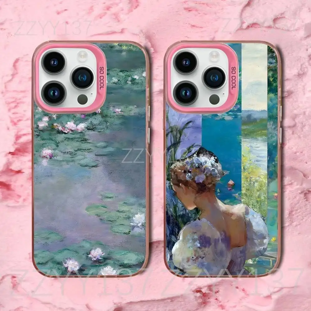 Paintings Monet Claudes Phone Case For iPhone 16,15,14,13,12,11,8,7,Pro,Max,Plus,Mini,XS,SE Candy Matte Shockproof Pink Cover
Paintings Monet Claudes Phone Case For iPhone 16,15,14,13,12,11,8,7,Pro,Max,Plus,Mini,XS,SE Candy Matte Shockproof Pink Cover