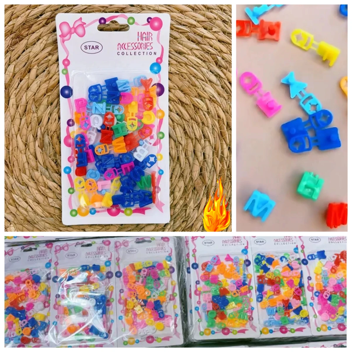 270pcs/(6pack=270pcs) a B C Mini Letter Hair Clip Claws for Kids/girls Braid Hair Barrettes
270pcs/(6pack=270pcs) a B C Mini Letter Hair Clip Claws for Kids/girls Braid Hair Barrettes