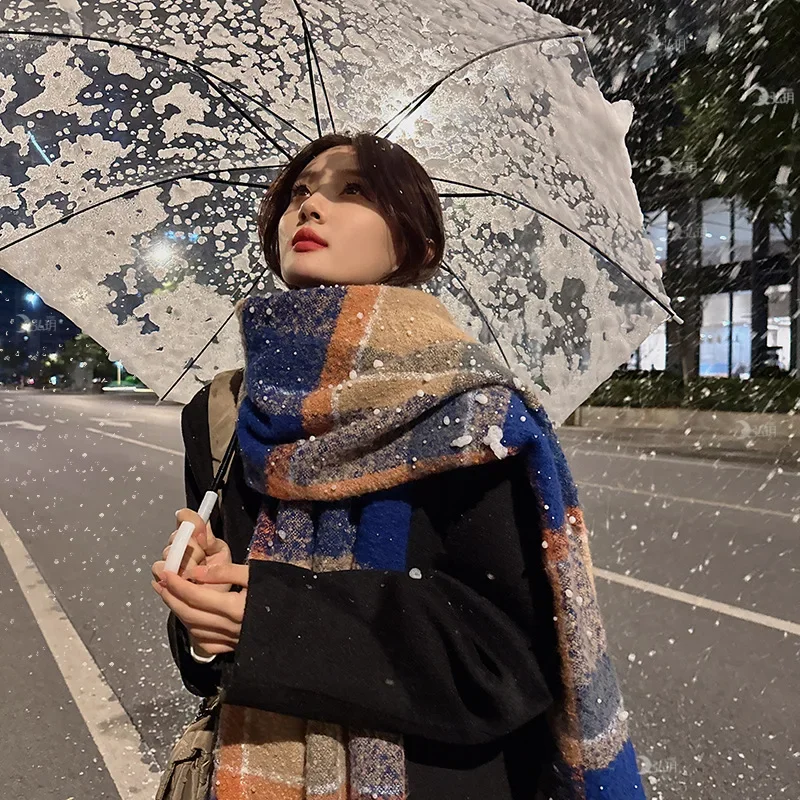 Новинка 2024, женская мягкая одежда, клетчатый шарф с сердечком, зимние теплые шарфы для девочек, Модная стильная шаль для отдыха, палантины T423
Новинка 2024, женская мягкая одежда, клетчатый шарф с сердечком, зимние теплые шарфы для девочек, Модная стильная шаль для отдыха, палантины T423