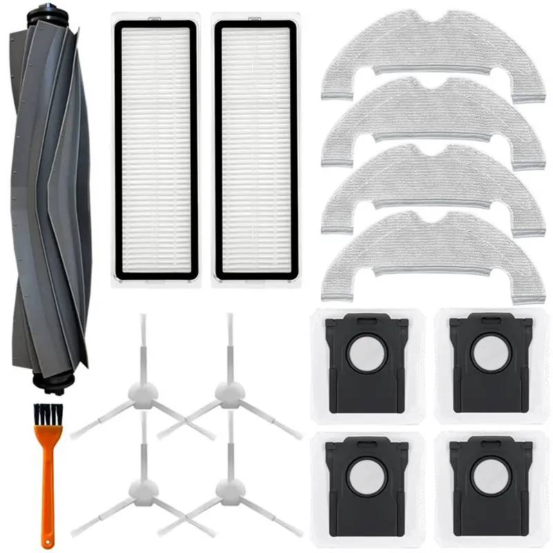 YANA35R Robot Vacuum Cleaner Replacement Parts 16Pcs Accessories Kit For Dreame D10 Plus Gen 2
YANA35R Robot Vacuum Cleaner Replacement Parts 16Pcs Accessories Kit For Dreame D10 Plus Gen 2