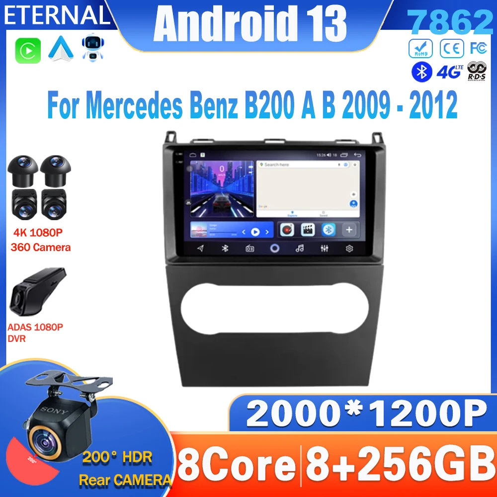 Автомобильный мультимедийный плеер на Android для Mercedes Benz B200, класс A, B, W169, A160, A180, A200, A220, 2009-2012, Carplay, GPS-навигация
Автомобильный мультимедийный плеер на Android для Mercedes Benz B200, класс A, B, W169, A160, A180, A200, A220, 2009-2012, Carplay, GPS-навигация