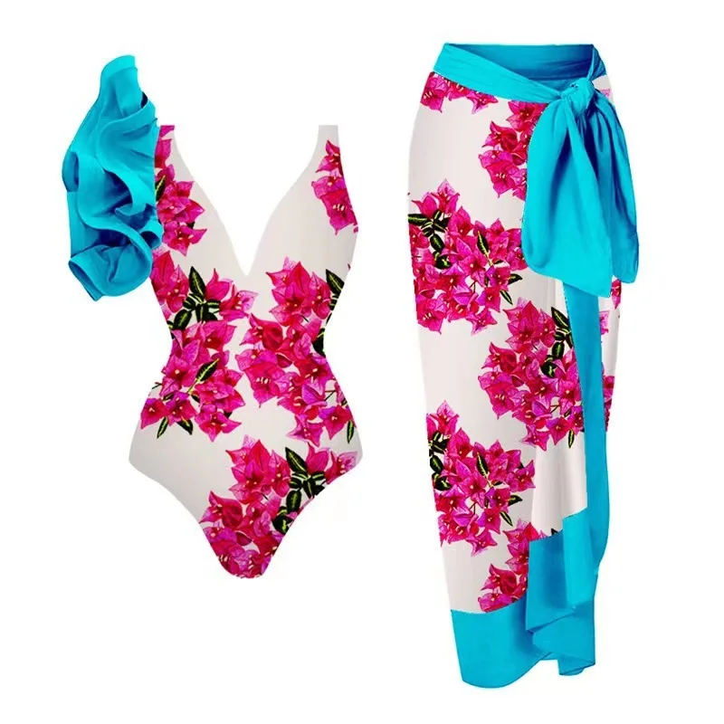 2024 Vintage Print One Piece Swimsuit Female Push Up Swimwear Women Beach Cover Up Bathing Suits Summer Ruffle Swimming Suit
2024 Vintage Print One Piece Swimsuit Female Push Up Swimwear Women Beach Cover Up Bathing Suits Summer Ruffle Swimming Suit