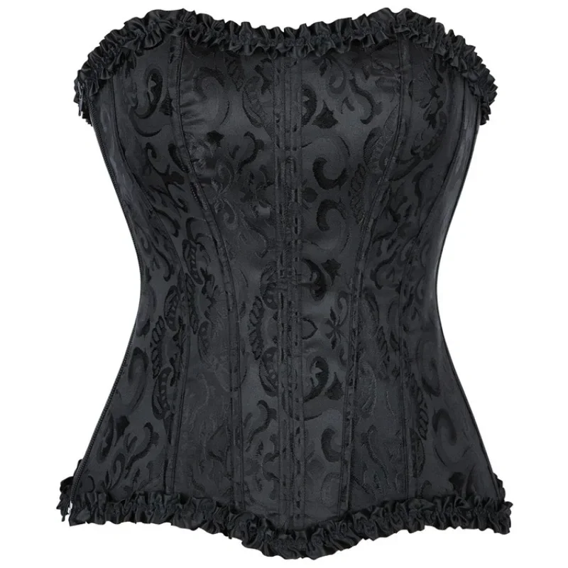Женский сексуальный готический корсет с открытыми плечами, топ на костях, бюстье на шнуровке, тренажер для талии, формирователь тела, корсет для похудения, корсет
Женский сексуальный готический корсет с открытыми плечами, топ на костях, бюстье на шнуровке, тренажер для талии, формирователь тела, корсет для похудения, корсет