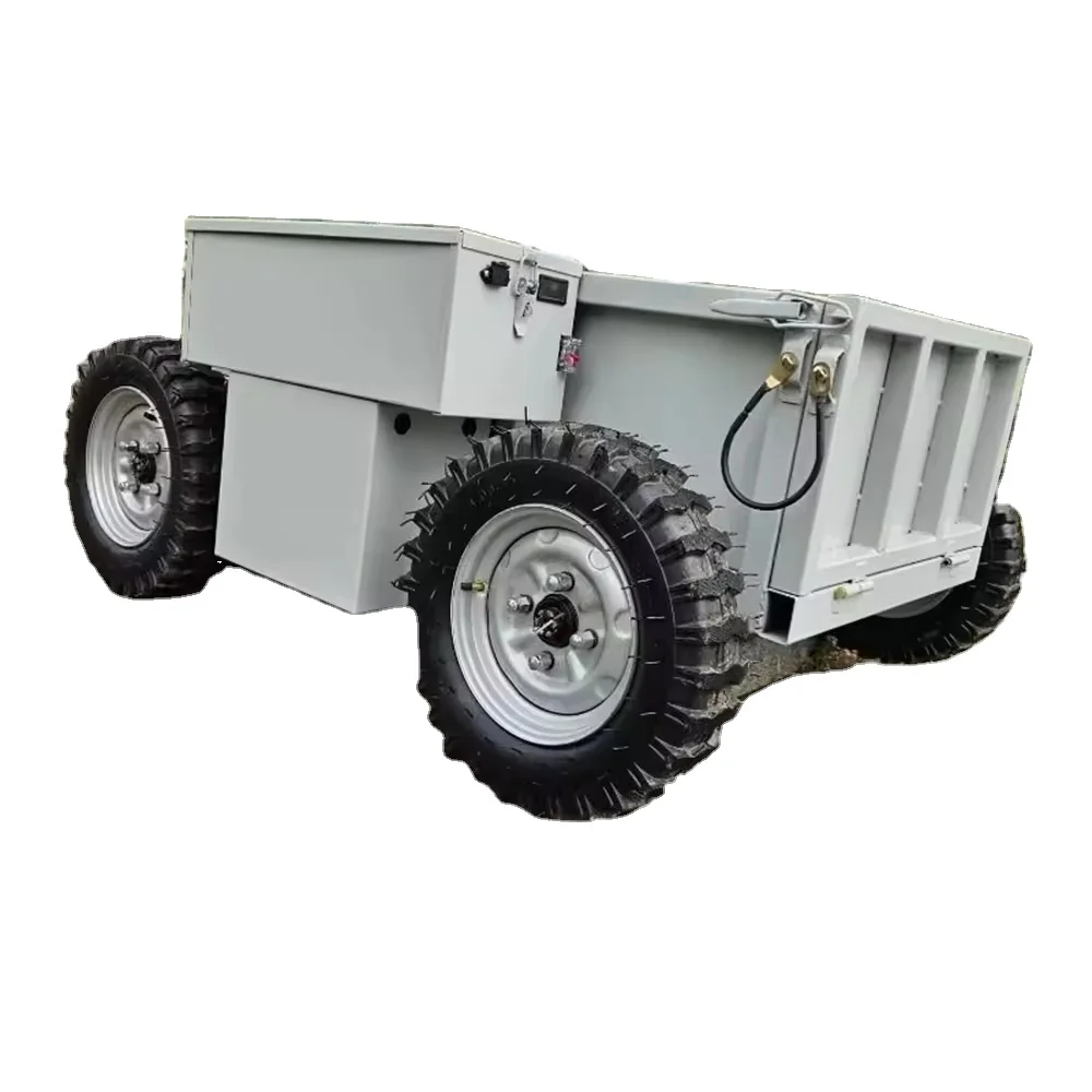 【Best-selling】Wholesale Four Wheel Drive 500kg Agricultural Orchard Remote Control All Terrain Mountain Carrier Transport Climbi 
【Best-selling】Wholesale Four Wheel Drive 500kg Agricultural Orchard Remote Control All Terrain Mountain Carrier Transport Climbi