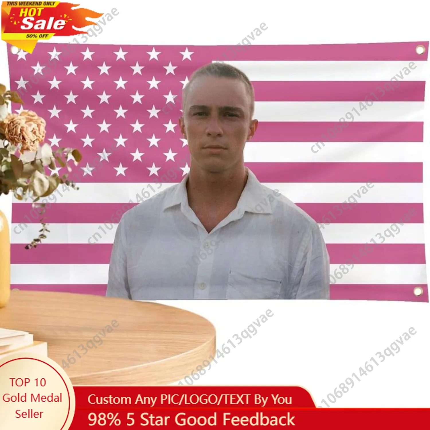 Drew America Flags Tapestry with Two Brass Grommets Suitable Bedroom Decoration and Home Decor Pink Drew Custom Decoration
Drew America Flags Tapestry with Two Brass Grommets Suitable Bedroom Decoration and Home Decor Pink Drew Custom Decoration