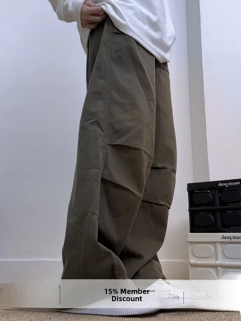 Loose American Style Work Pants Women's Motorcycle Straight Leg Casual Jungle Long Trousers Street Style Natural Waist
Loose American Style Work Pants Women's Motorcycle Straight Leg Casual Jungle Long Trousers Street Style Natural Waist