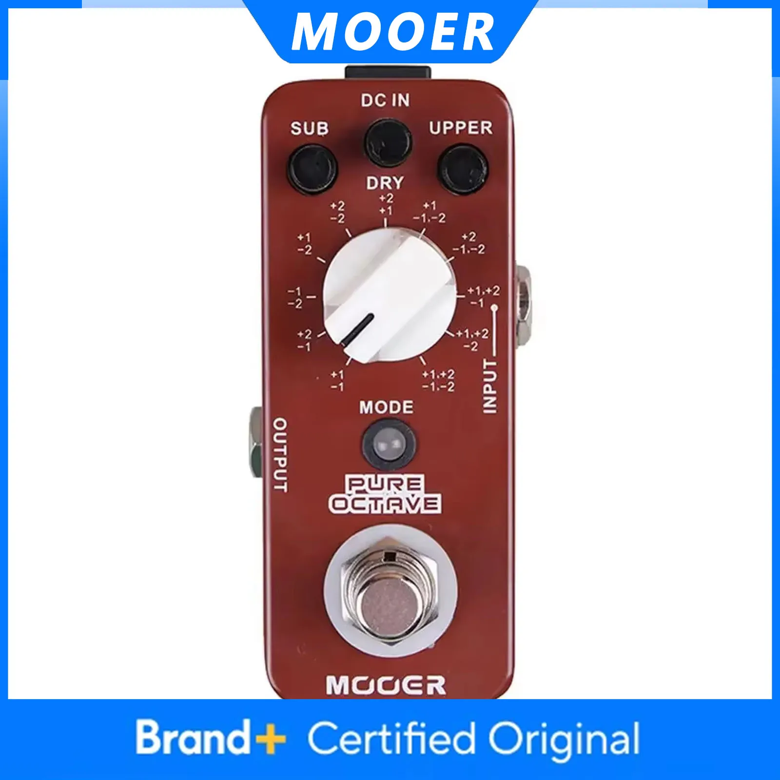 MOOER Pure Octave Guitar Effect Pedal 11 Octave Modes True Bypass Metal Shell Pedal Electric Guitar Parts & Accessories
MOOER Pure Octave Guitar Effect Pedal 11 Octave Modes True Bypass Metal Shell Pedal Electric Guitar Parts & Accessories
