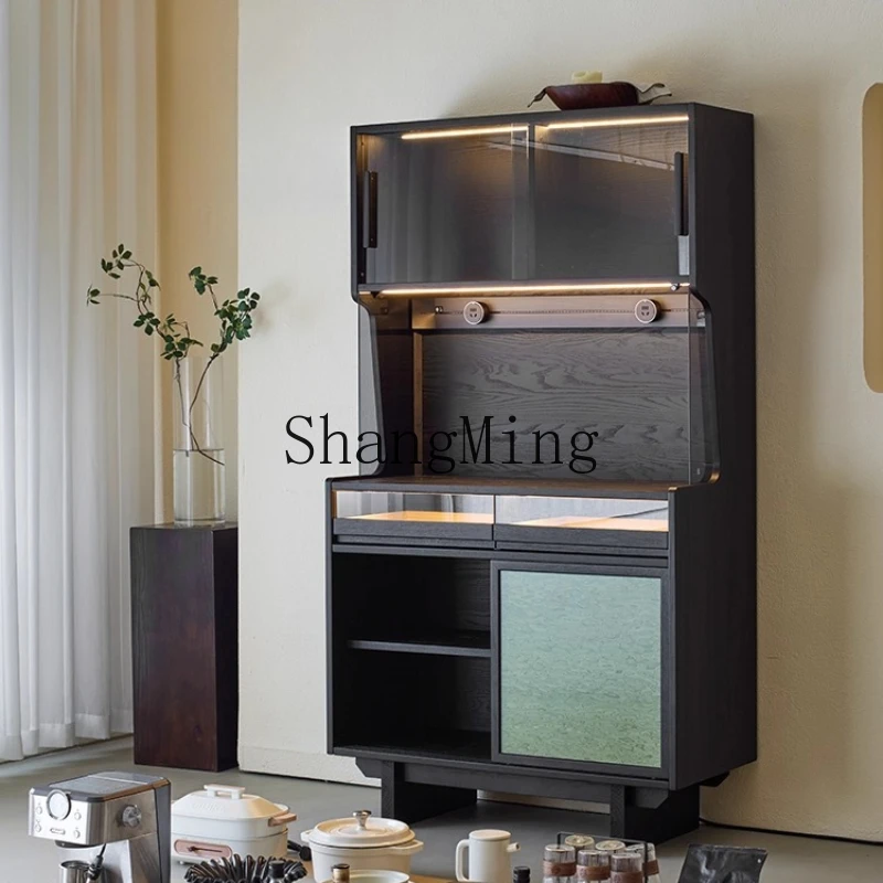 ZYY light sandalwood retro dining side cabinet integrated storage cabinet against the wall black solid wood coffee side cabinet
ZYY light sandalwood retro dining side cabinet integrated storage cabinet against the wall black solid wood coffee side cabinet
