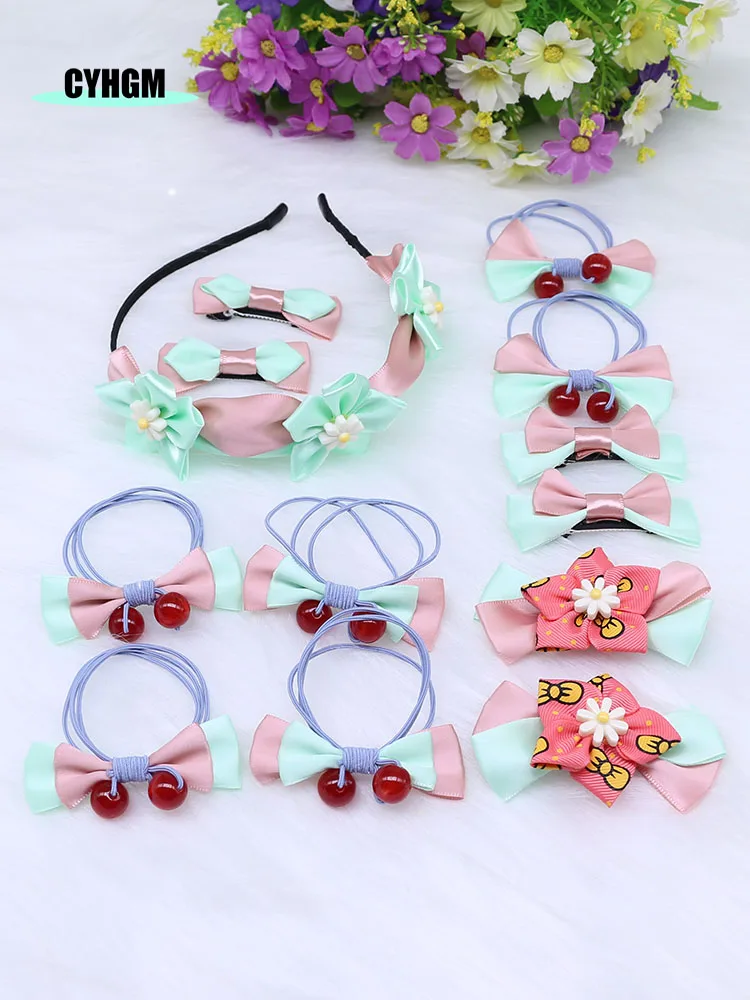 New Fashion hair ties set hair clip Hair suit Elastic hair band girls handmade Women's Hair Accessories K20-1
New Fashion hair ties set hair clip Hair suit Elastic hair band girls handmade Women's Hair Accessories K20-1