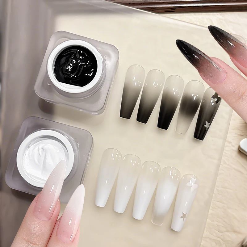 8ml Black White Patting Gel Can Be Painted Dabbing Powder Pat Gel High Saturation Gradient Natural French Blush Soak Off UV Gel
8ml Black White Patting Gel Can Be Painted Dabbing Powder Pat Gel High Saturation Gradient Natural French Blush Soak Off UV Gel